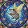 Opossum Fairy Wings Stained Glass Tiffany Style - Stars Moonlight Floral Mosaic Patterns Stained Glass Suncatcher - 5