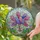 Hyacinth Flowers Bouquet Tiffany Stained Glass - Spherical Vase Spring Garden Mosaic Stained Glass Suncatcher - 1