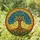 Tree of Life Intricate Full Frame Stained Glass Mosaic Art - Jewel Tone Glowing Home Decor Stained Glass Suncatcher - 2