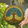 Tree of Life Intricate Full Frame Stained Glass Mosaic Art - Jewel Tone Glowing Home Decor Stained Glass Suncatcher - 1