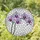 Blooming Lavender Magenta Orchid Stained Glass - Tiffany Style Colorful Floral Art Decor Stained Glass Suncatcher - 2