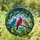 Tiffany Stained Glass Songbirds - Tree Branch, Flowers, Berries, Blue Sky & Green Foliage Stained Glass Suncatcher - 2