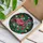 Graceful Flamingo Stained Glass Mosaic - Detailed Tropical Foliage Tiffany Jewel Tone Art Stained Glass Suncatcher - 3