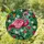Graceful Flamingo Stained Glass Mosaic - Detailed Tropical Foliage Tiffany Jewel Tone Art Stained Glass Suncatcher - 2