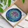 Multi-Layered Lotus Flower Tiffany Stained Glass Jewel Tone Intricate Water Ripple Mosaic Stained Glass Suncatcher - 3