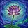 Multi-Layered Lotus Flower Tiffany Stained Glass Jewel Tone Intricate Water Ripple Mosaic Stained Glass Suncatcher - 5