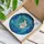 Serene Mermaid Tiffany Style Stained Glass - Jewel Tone Aquatic Mosaic Window Decor Stained Glass Suncatcher - 3