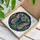 Vibrant Butterfly Stained Glass Art - Tiffany Style Jewel Tone Kaleidoscope Mosaic Cabochons Stained Glass Suncatcher - 3