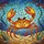 Vibrant Stylized Crab Stained Glass Ocean Mosaic - Tiffany Seaweed Coral Bubbles Stained Glass Suncatcher - 5
