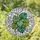 Stained Glass Monstera Deliciosa Leaves Tiffany Style Organic Tendrils Mosaic Background Stained Glass Suncatcher - 2
