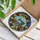 Vintage Sewing Machine Stained Glass Crafting Art - Patchwork Fabric Rose Sunflower Wreath Stained Glass Suncatcher - 3