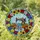 Vintage Sewing Machine Stained Glass Crafting Art - Patchwork Fabric Rose Sunflower Wreath Stained Glass Suncatcher - 2