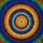Stained Glass Spiral Mosaic Kaleidoscope Tiffany Style Jewel Tones Concentric Pattern Stained Glass Suncatcher - 5