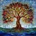 Tree of Life Stained Glass Tiffany Style Colorful Jewel Tone Intricate Branches Gift Stained Glass Suncatcher - 5