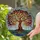 Tree of Life Stained Glass Tiffany Style Colorful Jewel Tone Intricate Branches Gift Stained Glass Suncatcher - 1