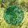 Majestic Dragon Stained Glass Art Tiffany Emerald Green Teal Watchful Gaze Mosaic Stained Glass Suncatcher - 2