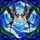 Two Barn Swallows Embrace Stained Glass Mosaic Artwork - Tiffany Jewel Tones Sky & Foliage Stained Glass Suncatcher - 5