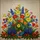 Tiffany Stained Glass Garden Flowers - Assorted Blooming Florals with Cracked Glass Mosaic Stained Glass Suncatcher - 5