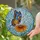Butterfly Coneflower Tiffany Stained Glass Art - Intricate Jewel Tone Nature Decor Stained Glass Suncatcher - 1