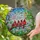 Four Cardinal Birds Cherry Blossom Tree Tiffany Stained Glass Art - Jewel Tones Stained Glass Suncatcher - 1