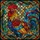 Majestic Rooster Stained Glass Tiffany Style Jewel Tone - Detailed Edge-to-Edge Mosaic Decor Stained Glass Suncatcher - 5