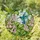 Detailed Hummingbird Blossom Flower Tiffany Stained Glass - Jewel Tone Nature Garden Gift Stained Glass Suncatcher - 2