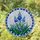 Blue Delphinium Hyacinth Stained Glass Mosaic - Tiffany Style Floral Window Decor Stained Glass Suncatcher - 2