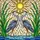 Colorful Intricate Tiffany Stained Glass Herons Pair Heart Shape Mosaic Reeds Decor Stained Glass Suncatcher - 5