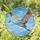 Flying Sandhill Crane Stained Glass Mosaic Art - Vibrant Jewel Tone Sky Window Decor Stained Glass Suncatcher - 2