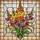 Tiffany Stained Glass Snapdragon Flowers Botanical Mosaic Jewel Tone Art Decor Gift Stained Glass Suncatcher - 5