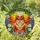 Colorful Red Orange Pomeranian Dog Stained Glass Art with Flowers - Tiffany Style Pet Lover Gift Stained Glass Suncatcher - 2