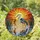 Great Blue Heron Stained Glass Sunset - Wildlife Fish Reeds Cattails Jewel Tone Art Stained Glass Suncatcher - 2