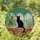 Black Cat Bookshelf Stained Glass Window Art with Books & Plants - Tiffany Jewel Tones Stained Glass Suncatcher - 2