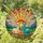 Three Alpacas Sunset Mosaic Tiffany Art - Rustic Fence Stained Glass Glowing Design Stained Glass Suncatcher - 2