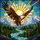 Majestic Bald Eagle Soaring Mountains Forest River Glowing Sun Stained Glass Art Stained Glass Suncatcher - 5