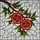 Pomegranates Berries Stained Glass Mosaic - Tiffany Style Emerald Ruby Jewel Tone Art Stained Glass Suncatcher - 5