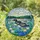 Loon & Juvenile Stained Glass Art with Water Lilies - Tiffany Style Mosaic Aquatic Scene Stained Glass Suncatcher - 2