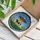 UFO Abducting Holstein Cow Stained Glass Art - Flying Saucer Mosaic Translucent Jewel Stained Glass Suncatcher - 3