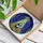 Opossum UFO Tractor Beam Stained Glass Wildflower Starry Night Celestial Garden Decor Stained Glass Suncatcher - 3