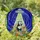Opossum UFO Tractor Beam Stained Glass Wildflower Starry Night Celestial Garden Decor Stained Glass Suncatcher - 2