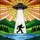 UFO Bigfoot Abduction Tiffany Stained Glass - Detailed Mountain Lake Forest Art Stained Glass Suncatcher - 5