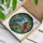 Blue Jay Cardinal Birds Branch Floral Stained Glass Art Tiffany Jewel Tones Stained Glass Suncatcher - 3