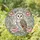 Majestic Barn Owl Pink Peony Flowers - Tiffany Style Stained Glass Window Art Decor Stained Glass Suncatcher - 2