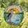 Black-crowned Night Heron Stained Glass Marsh Reeds River Stone Waterscape Sunrise Stained Glass Suncatcher - 2