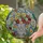 Stained Glass Floral Bouquet Vase - Bellflowers Lilies Daisies Jewel Tone Mosaic Art Stained Glass Suncatcher - 1
