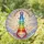 Rainbow Bridge Crystal Pet Memorial - Angel Wings Paw Print Heart Remembrance Gift Stained Glass Suncatcher - 2
