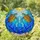Mirrored Sea Turtles Radiant Sun Rays Ocean Waves - Seashell Underwater Scene Art Gift Stained Glass Suncatcher - 2