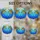 Mirrored Sea Turtles Radiant Sun Rays Ocean Waves - Seashell Underwater Scene Art Gift Stained Glass Suncatcher - 4