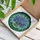Forget-Me-Not Flowers Bouquet Stained Glass Art Tiffany Style Jewel Tones Floral Decor Stained Glass Suncatcher - 3