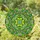 Tiffany Green Stained Glass Jewel Tone Four-Leaf Clover Mandala Leaf Mosaic Art Stained Glass Suncatcher - 2